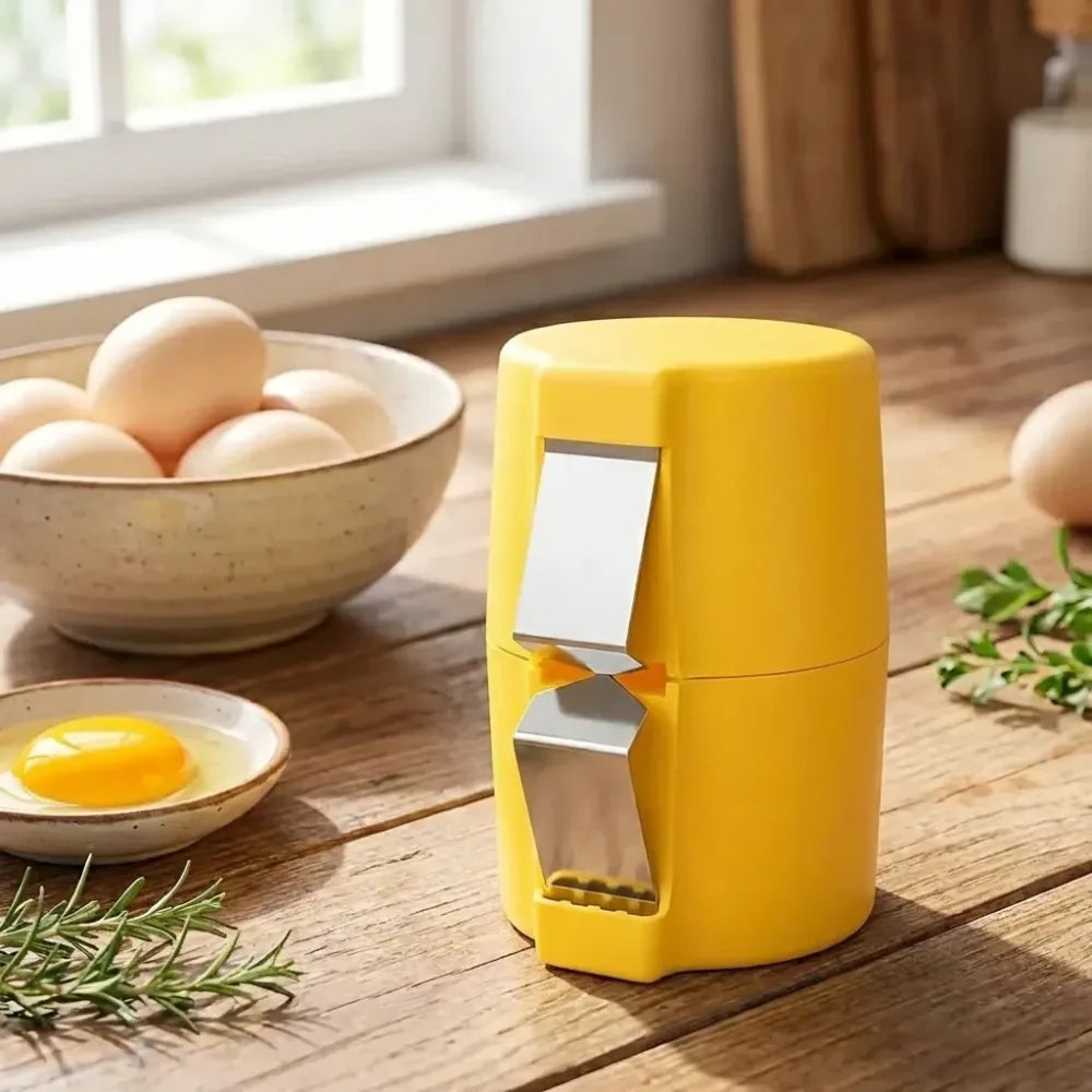 Effortless egg cracker & separator - home kitchen