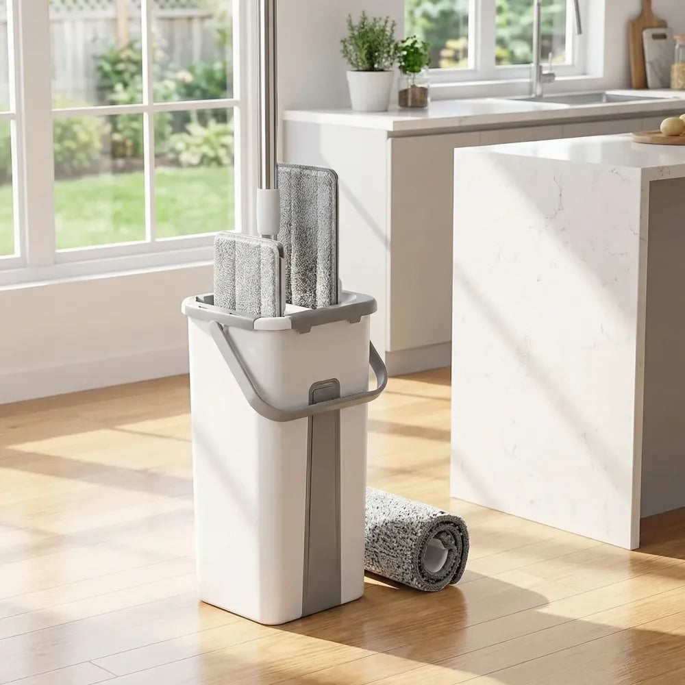 Effortless flat mop set - home improvement