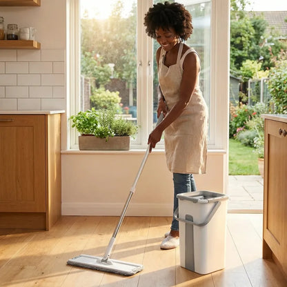 Effortless flat mop set - home improvement