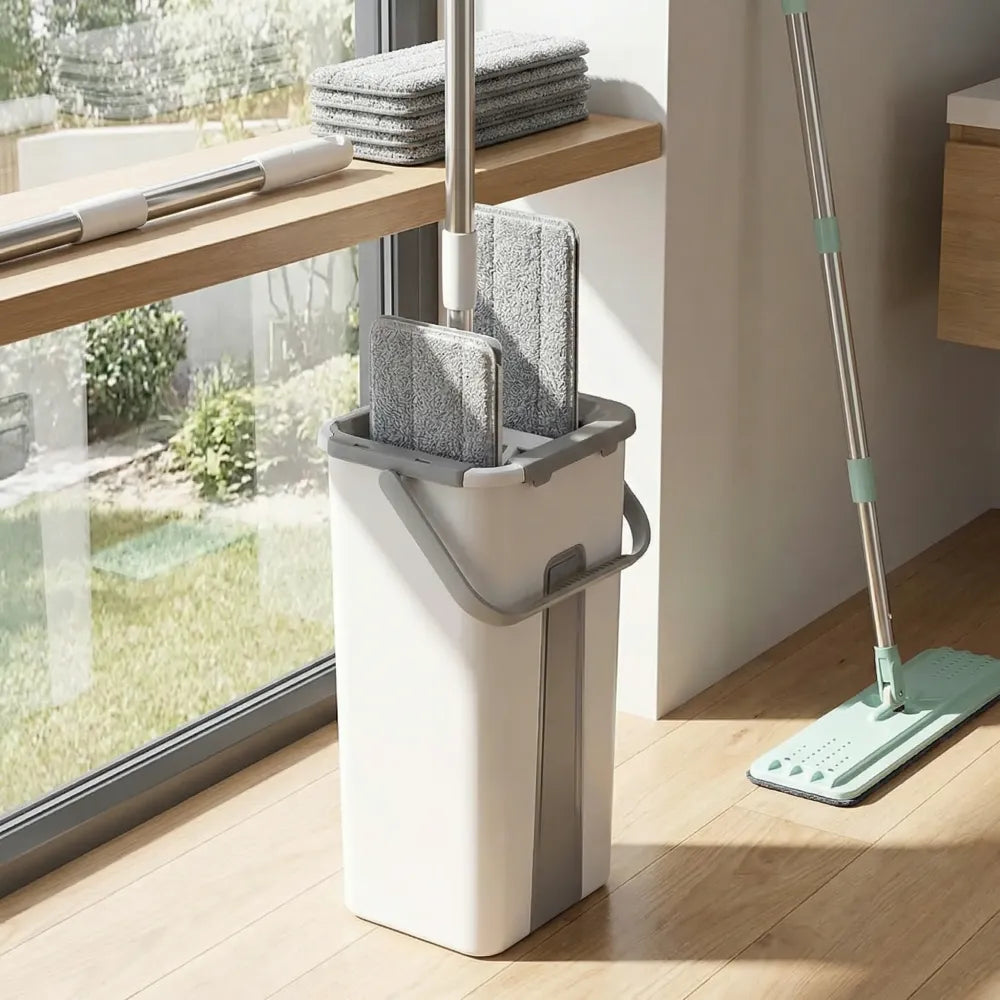 Effortless flat mop set - home improvement