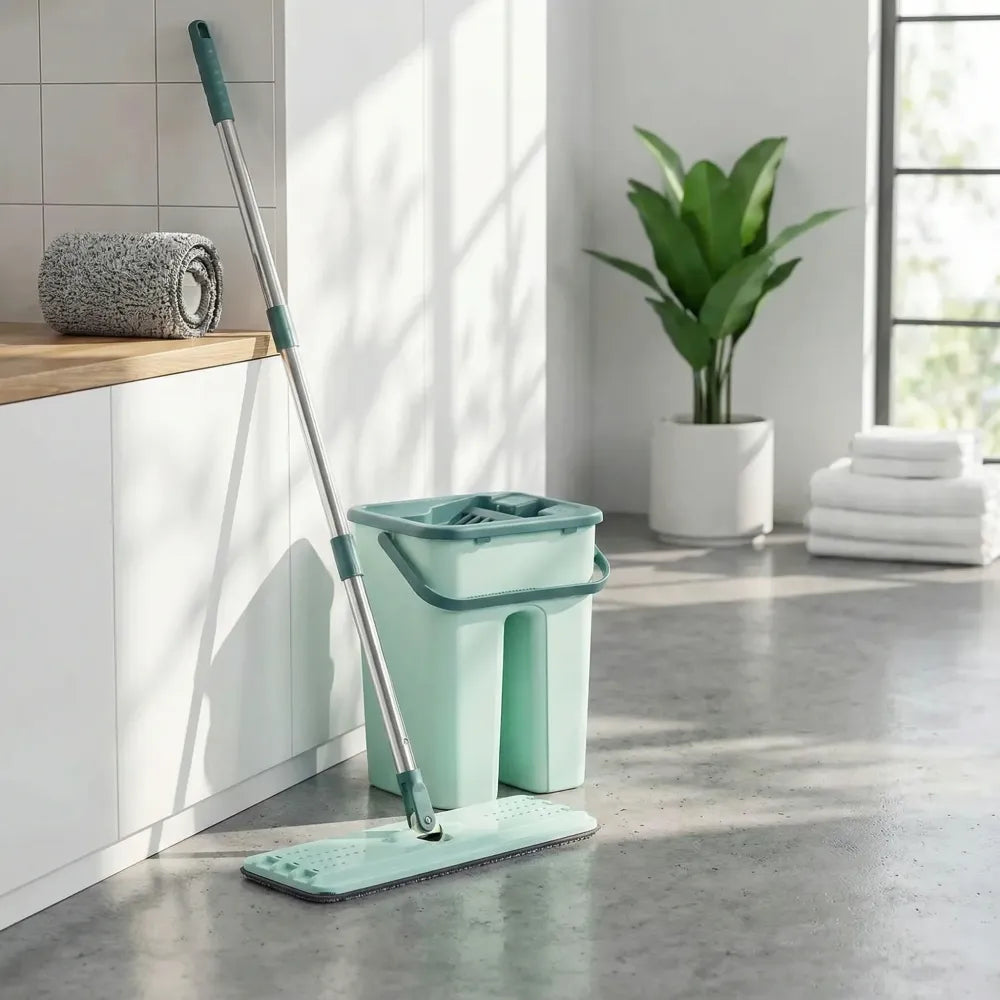 Effortless flat mop set - home improvement