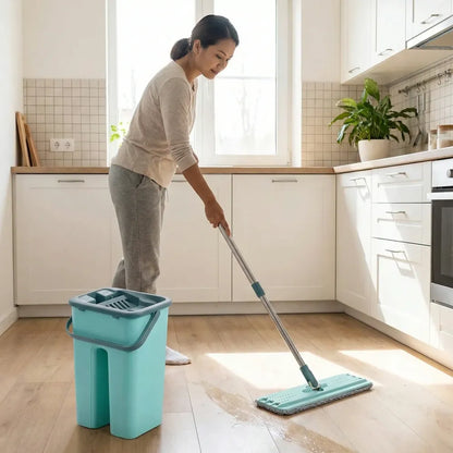 Effortless flat mop set - home improvement
