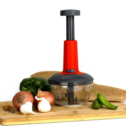 Effortless manual veggie chopper - kitchen tool