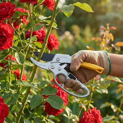 Effortless ratcheting pruning shears - garden