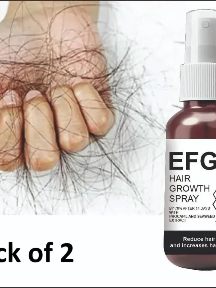 EFGPLUS Hair Growth Spray – 50ml (Pack of 2)
