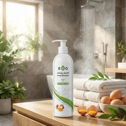 Egg protein hair shampoo