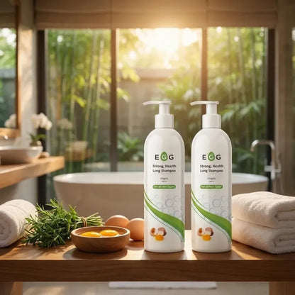 Egg protein hair shampoo