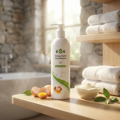 Egg protein hair shampoo