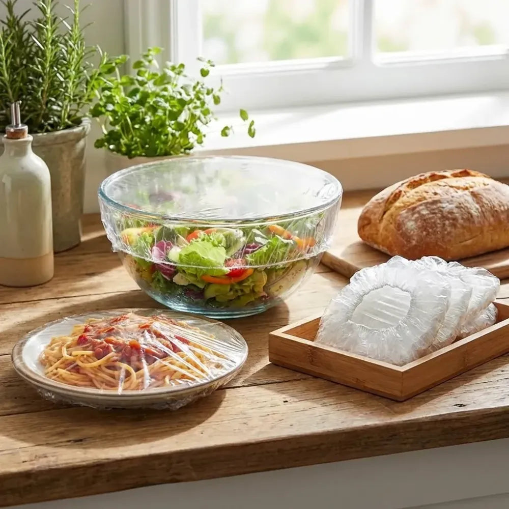 Elastic food storage covers - home essentials