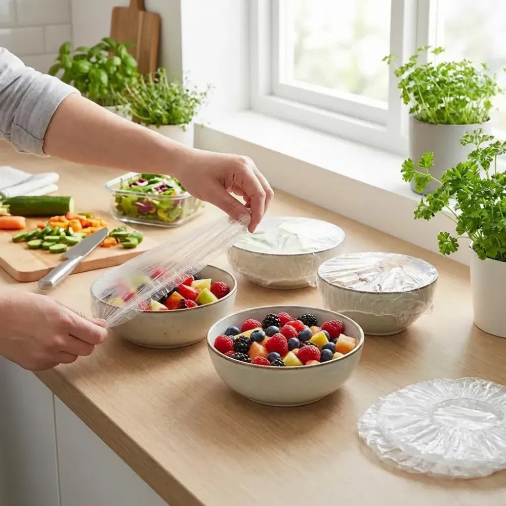Elastic food storage covers - home essentials