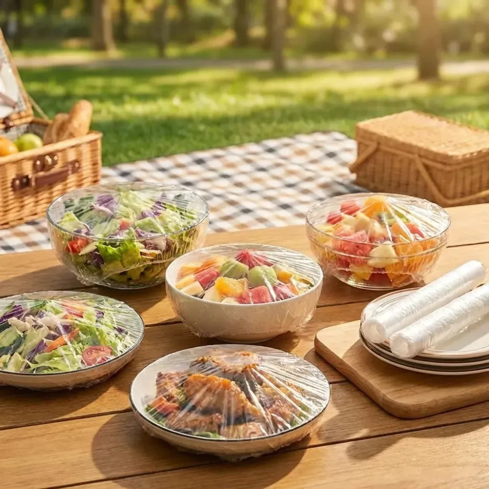 Elastic food storage covers - home essentials