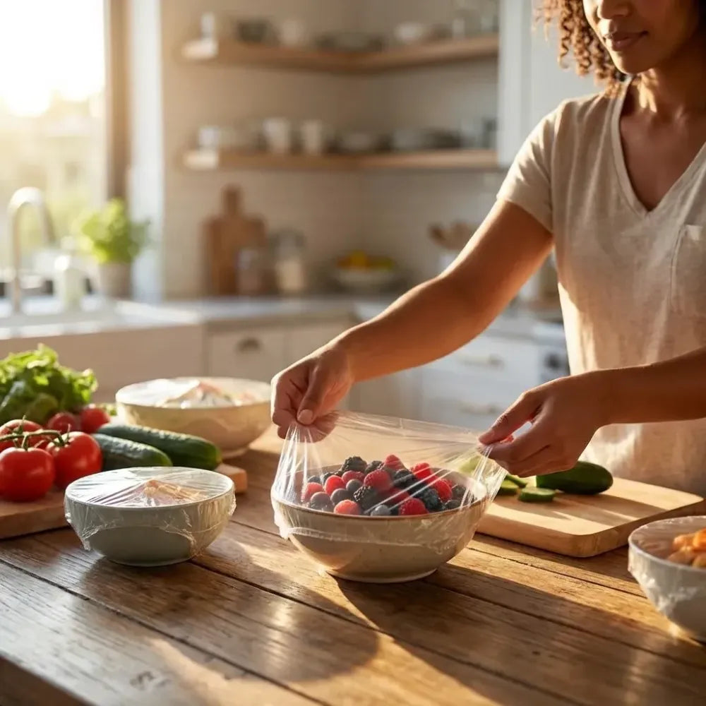Elastic food storage covers - home essentials