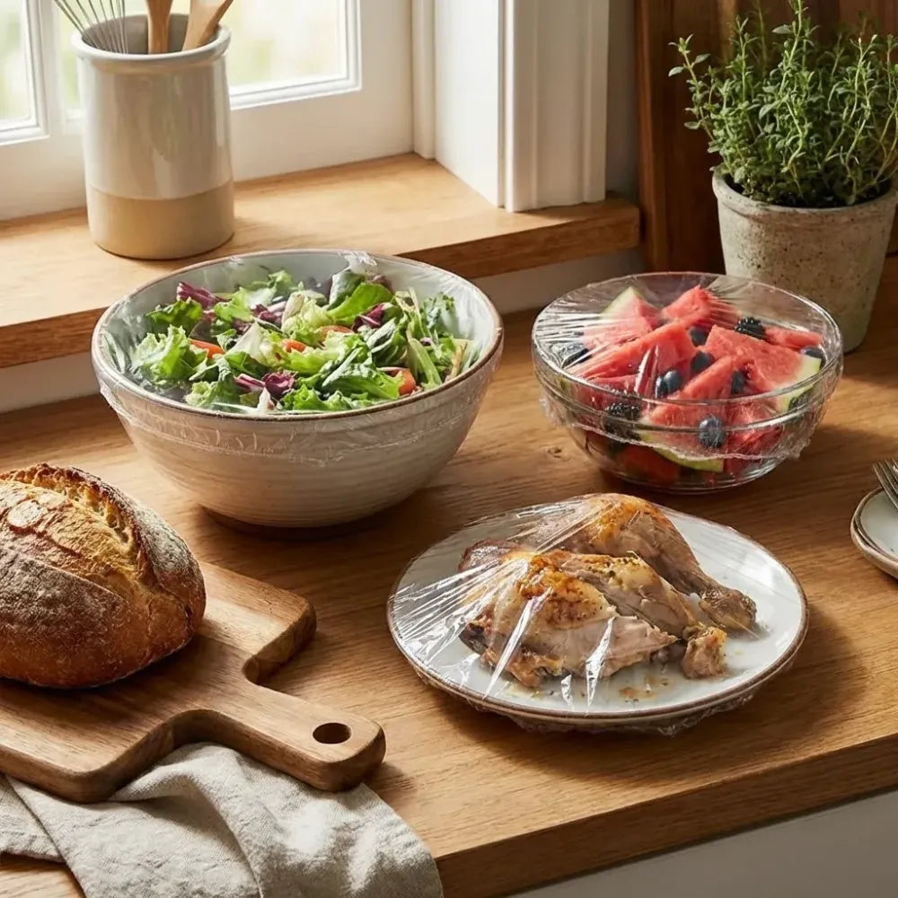 Elastic food storage covers - home essentials