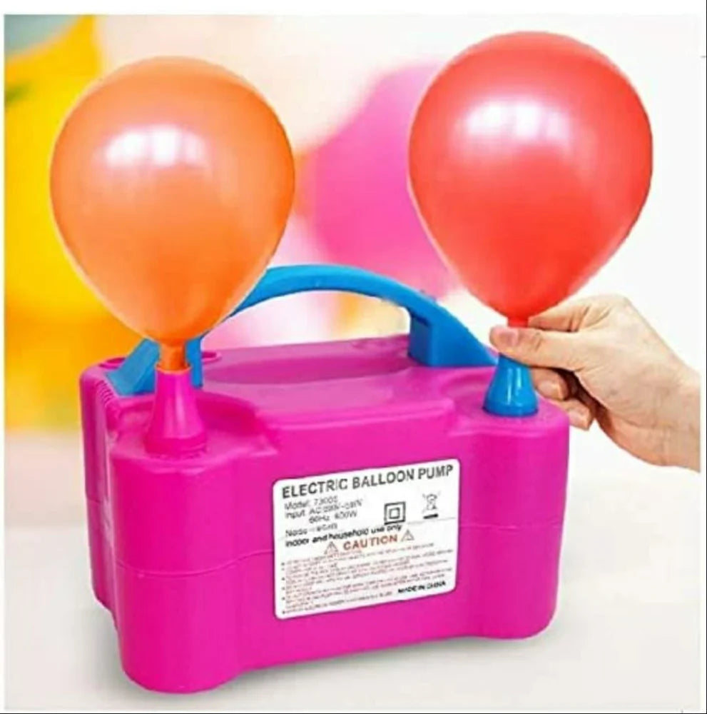 Dual nozzle balloon inflator