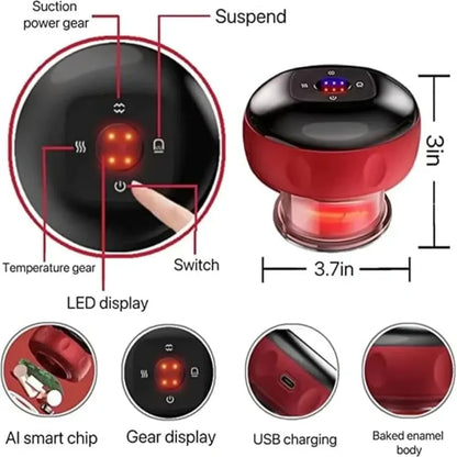 Electric cupping therapy machine