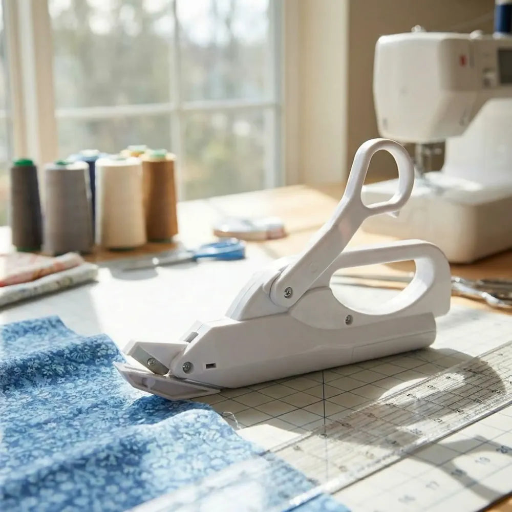 Electric fabric scissors