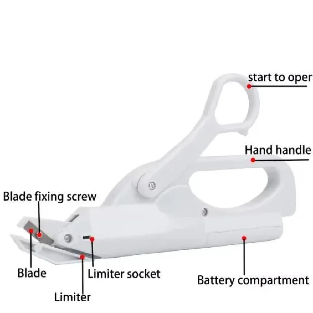 Electric fabric scissors