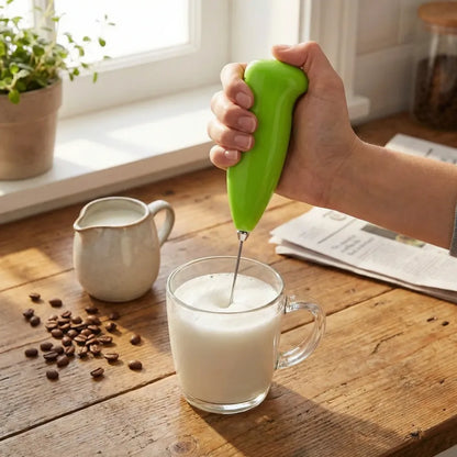 Electric handheld milk wand mixer frother for latte coffee hot - home & kitchen