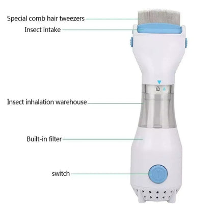 Electric lice comb for hair - care