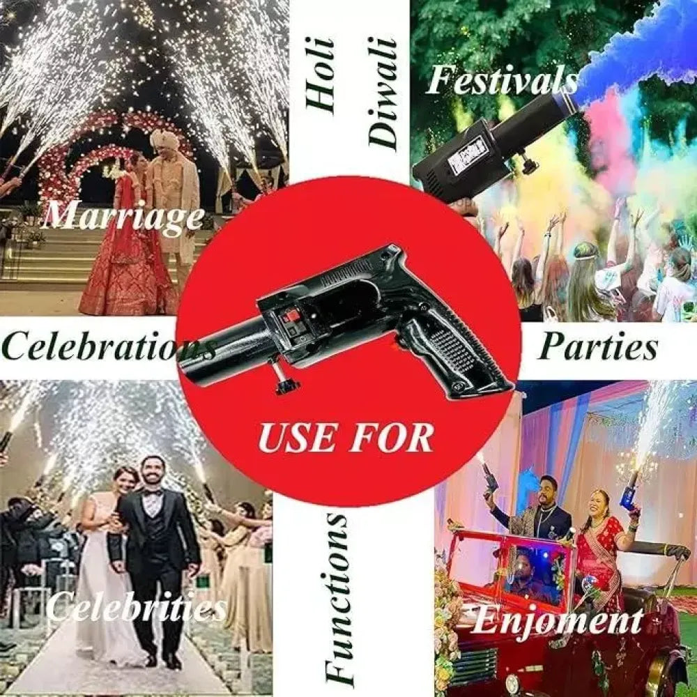 Electric sparkle party cannon - home essentials