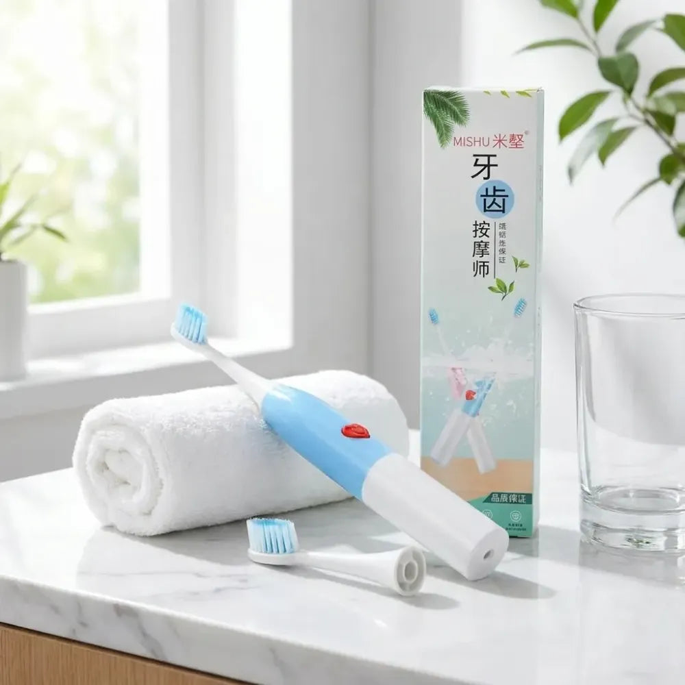 Electric toothbrushbattery operate for home travelling use(1 pc) - health care