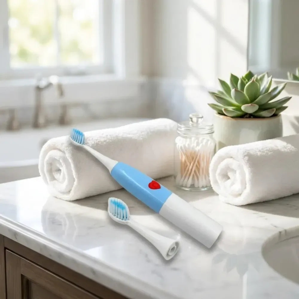 Electric toothbrushbattery operate for home travelling use(1 pc) - health care
