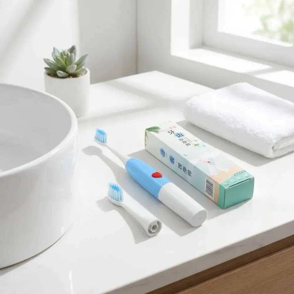 Electric toothbrushbattery operate for home travelling use(1 pc) - health care