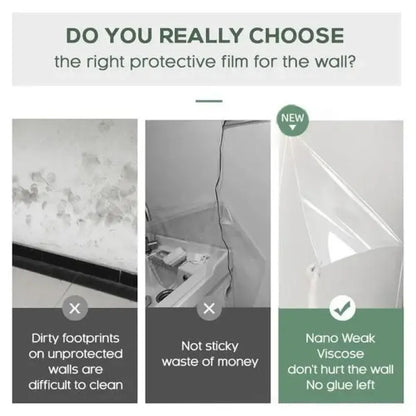 Electrostatic wall protection film (pack of 2)