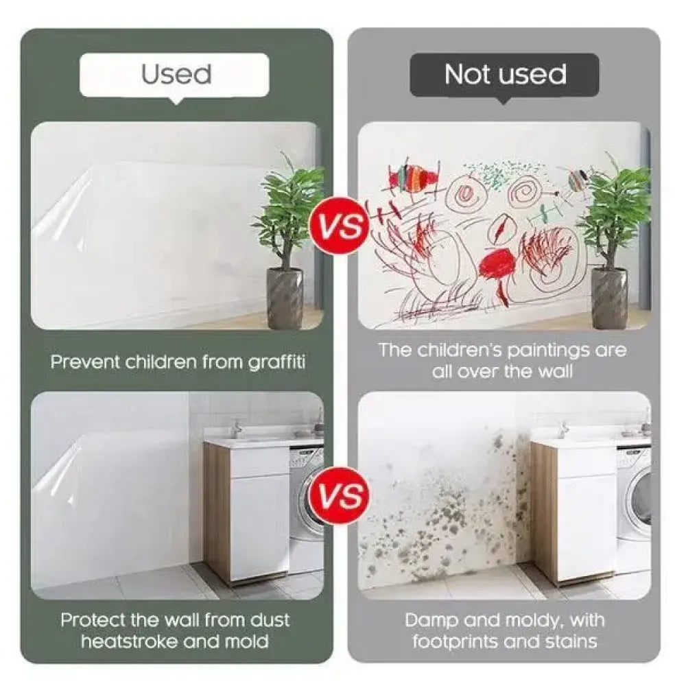 Electrostatic wall protection film (pack of 2)