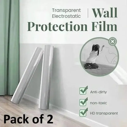 Electrostatic wall protection film (pack of 2)
