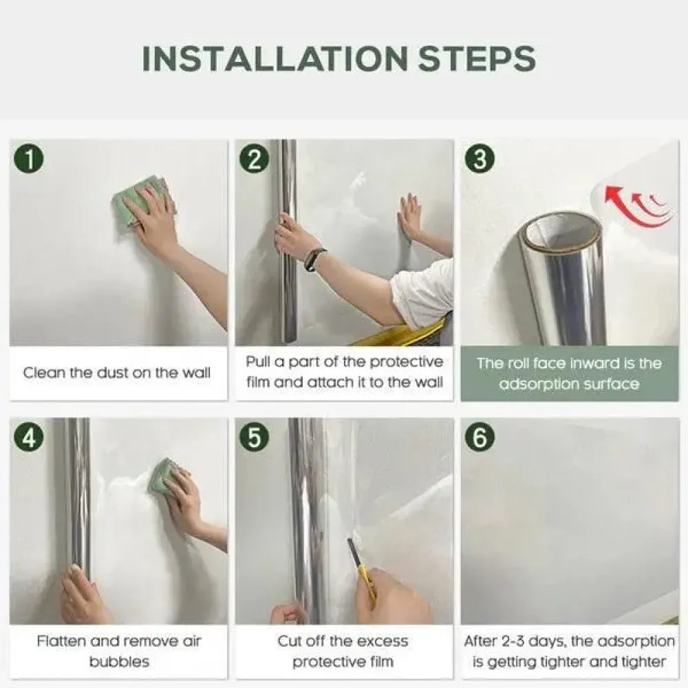 Electrostatic wall protection film (pack of 2)