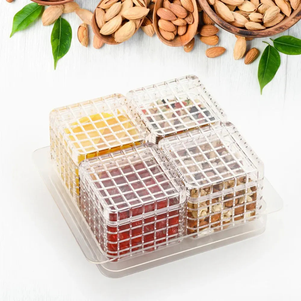 Elegant airtight dry fruit set - kitchen tool