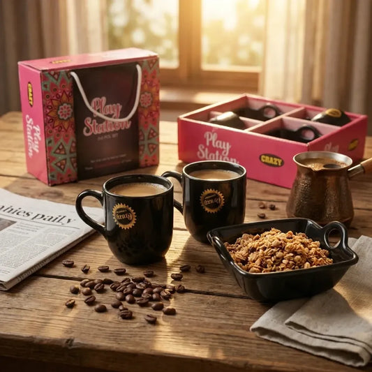 Elegant ceramic mug set - home & kitchen