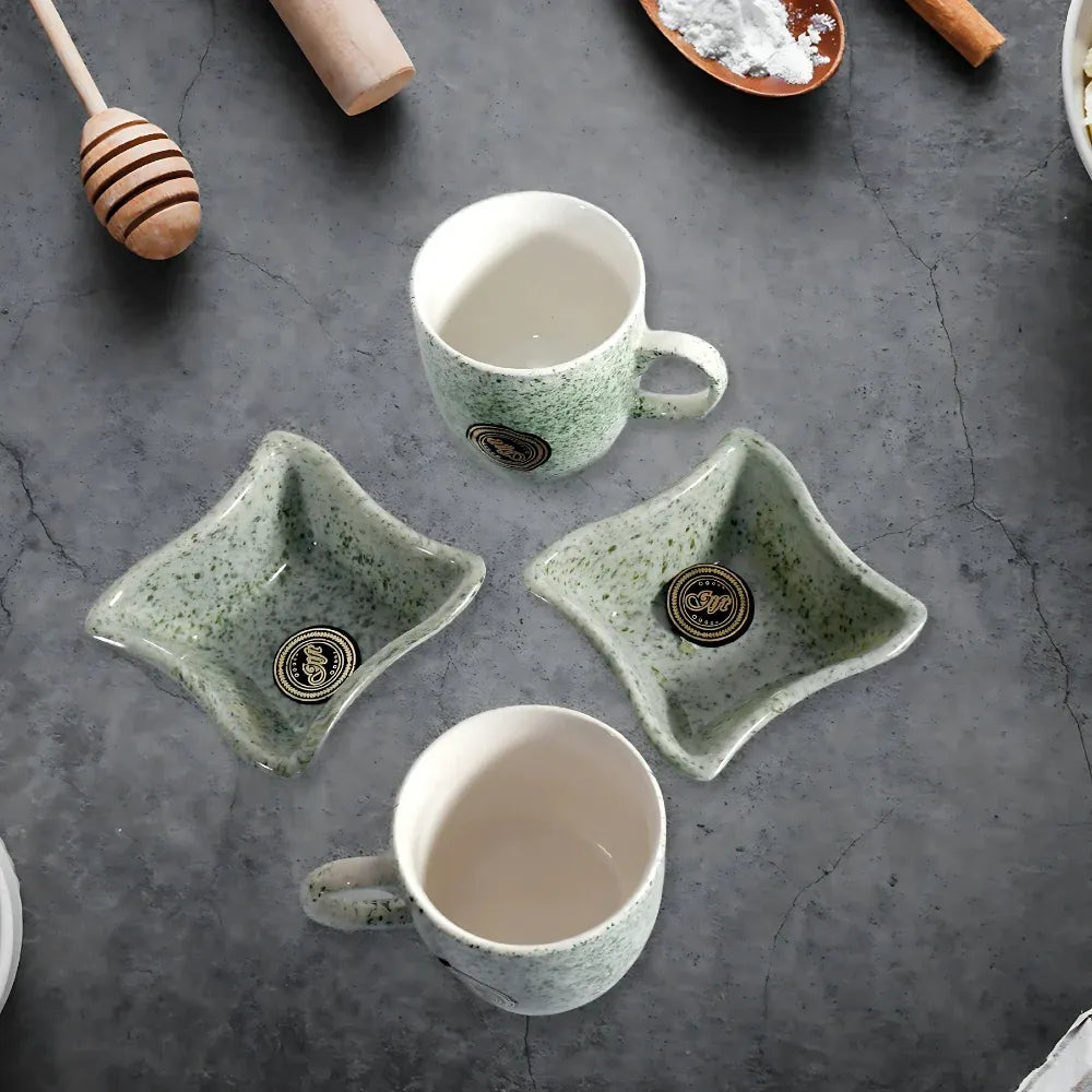 Elegant ceramic tea set - home & kitchen