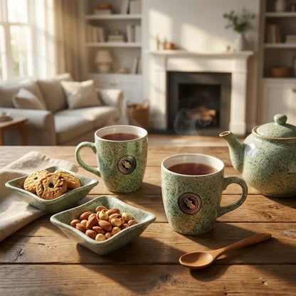 Elegant ceramic tea set - home & kitchen