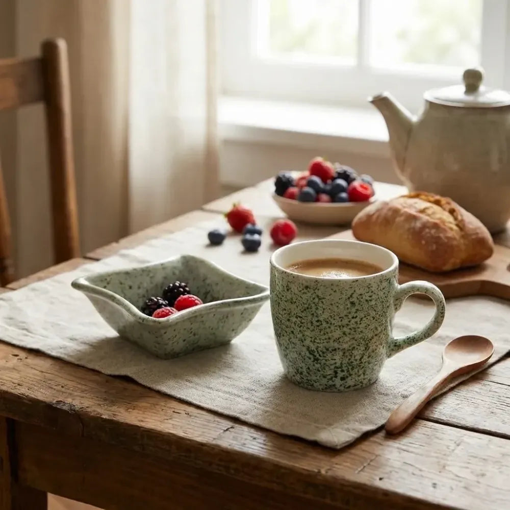 Elegant ceramic tea set - home & kitchen