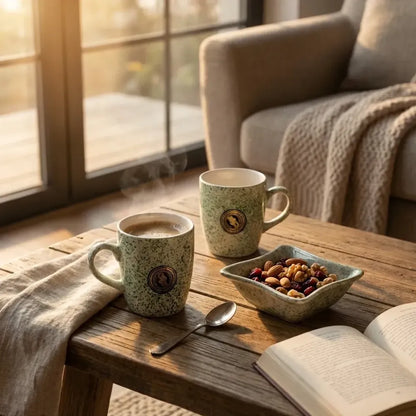 Elegant ceramic tea set - home & kitchen