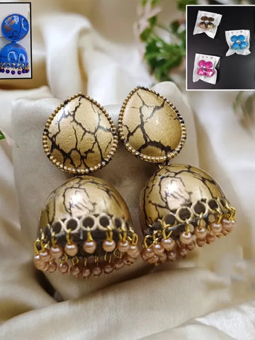 Elegant color-pop Jhumka Earrings for women