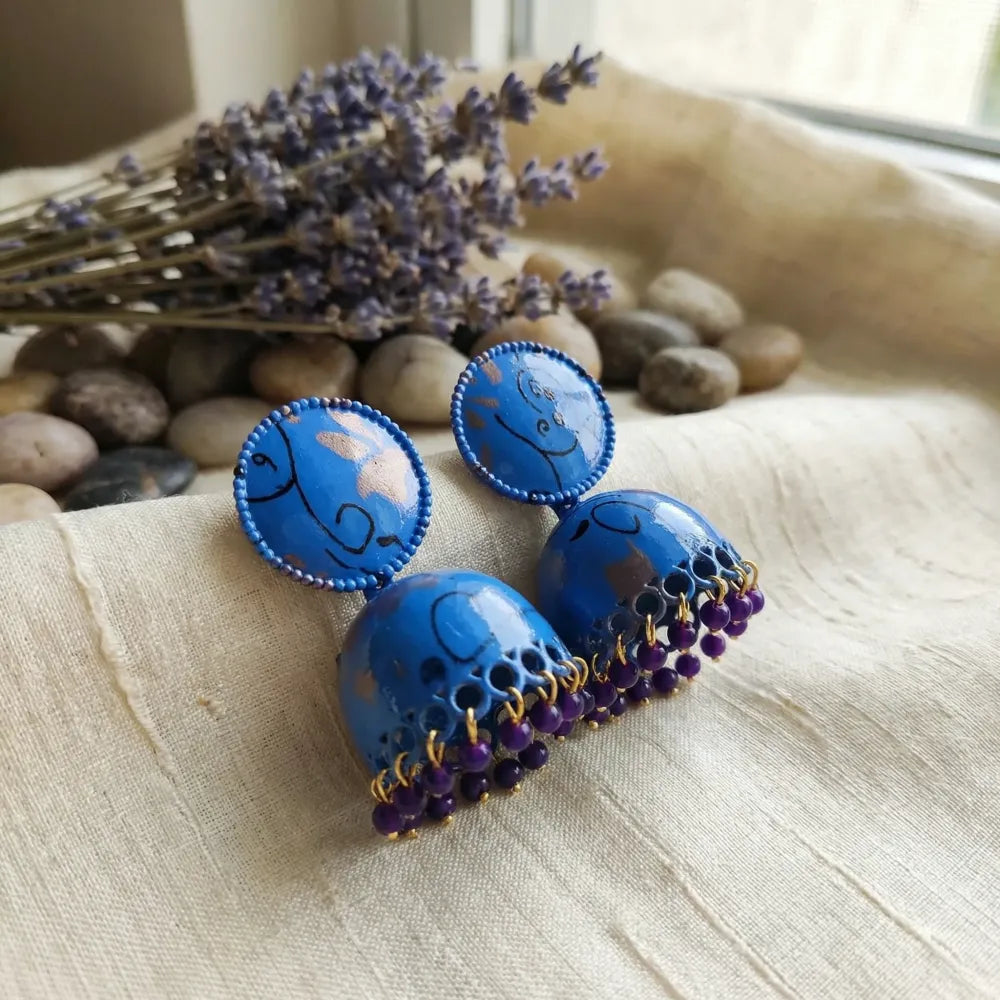 Elegant color-pop jhumka earrings for women - bracelets