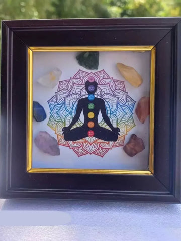 Elegant Crystal Yoga Frame