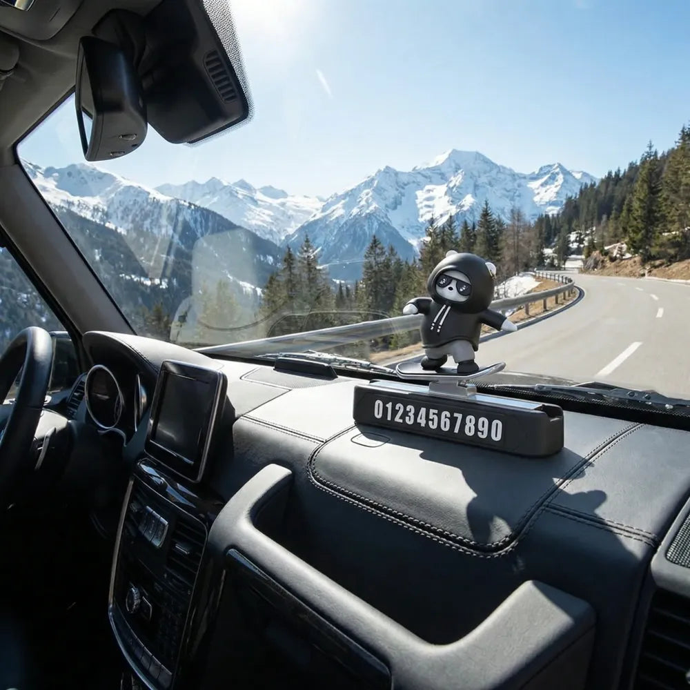 Elegant dashboard showpiece