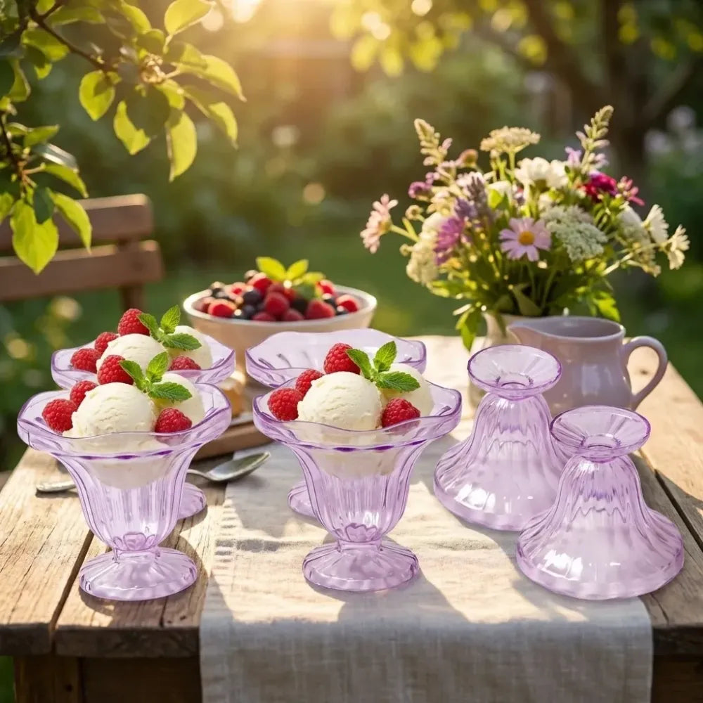Elegant dessert bowl set - home & kitchen