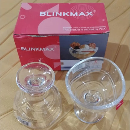 Elegant glass dessert bowls - home & kitchen
