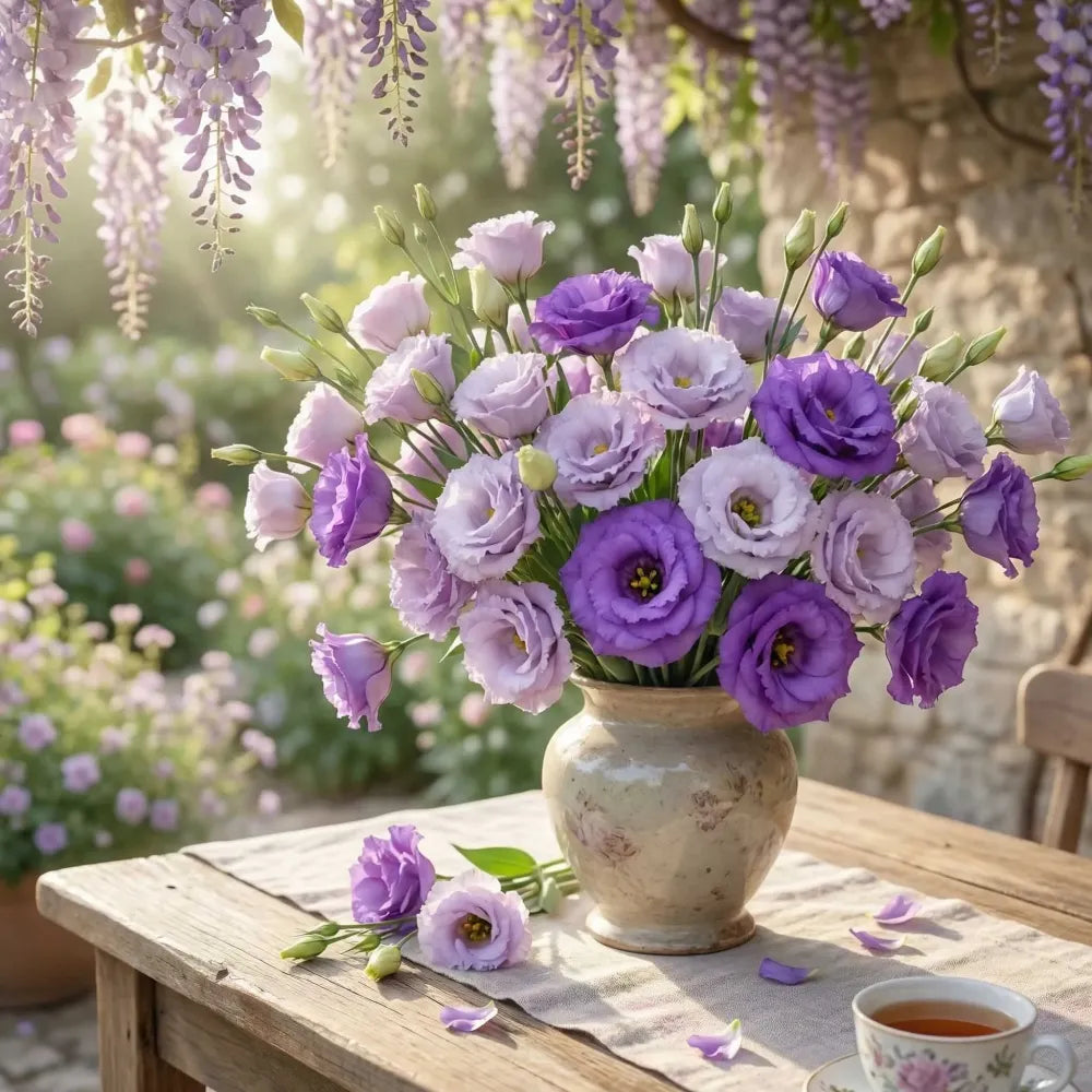 Elegant lisianthus flower seeds - gardening