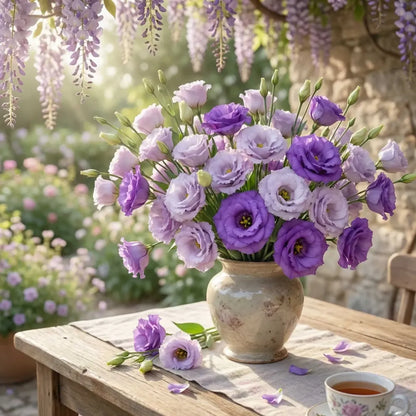 Elegant lisianthus flower seeds - gardening