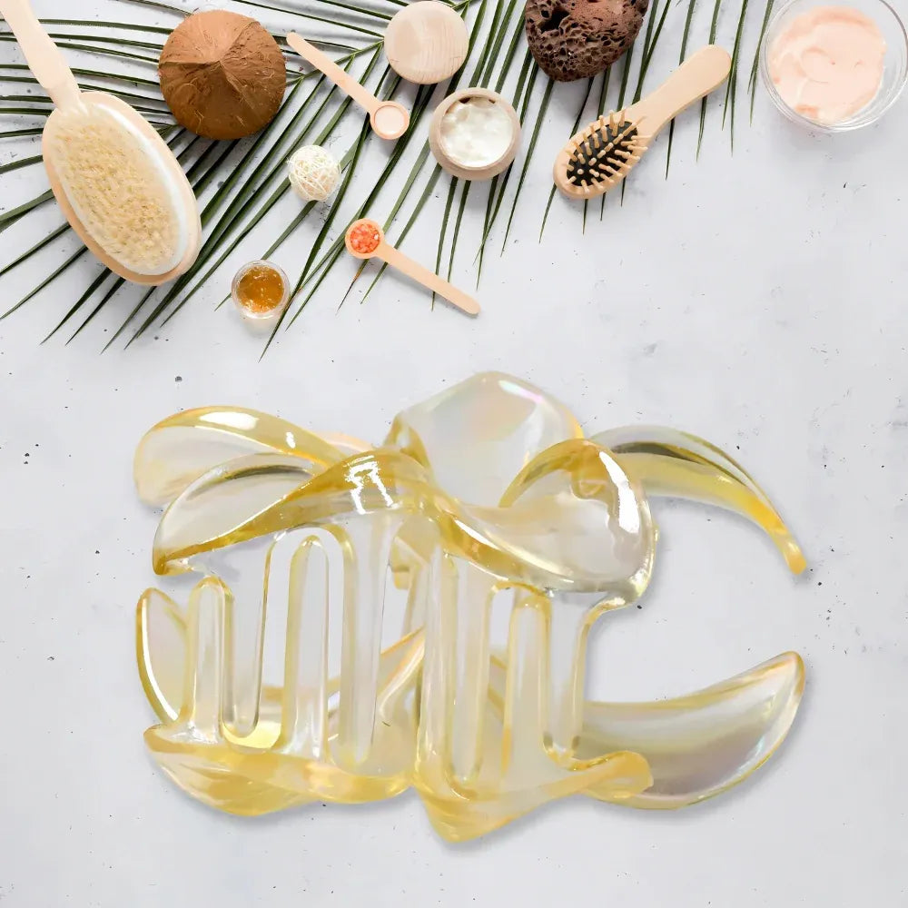 Elegant matte hair clamp