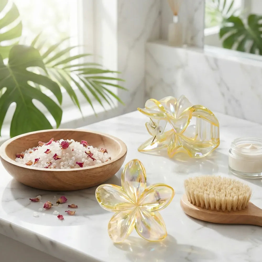 Elegant matte hair clamp - home improvement