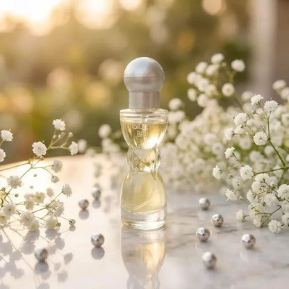 Elegant silver ball perfume - potential heroes