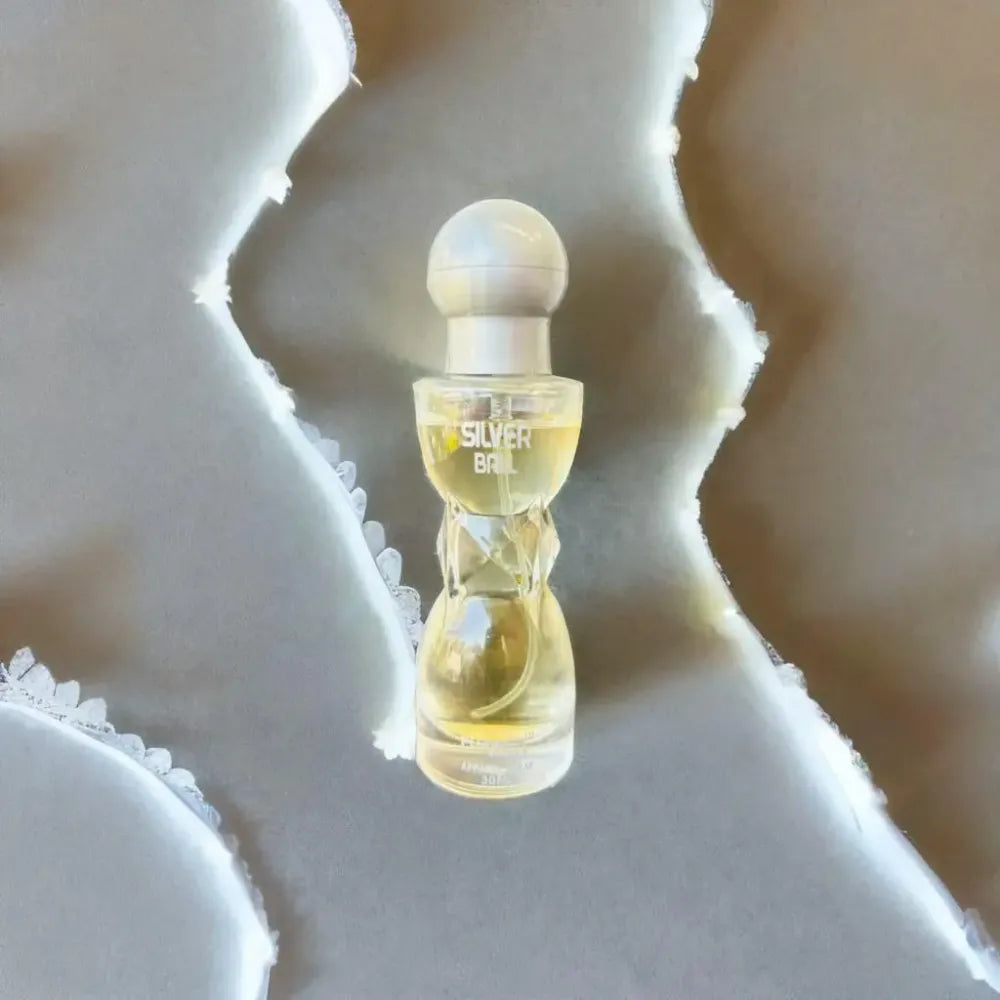 Elegant silver ball perfume - potential heroes
