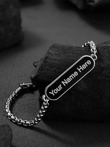 Elegant Silver Rakhi Bracelet